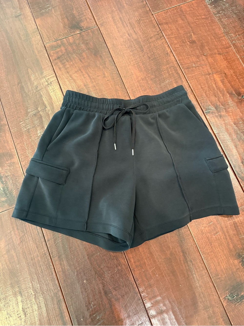 CALIA by Carrie Underwood Black Athletic Cargo Drawstring Shorts